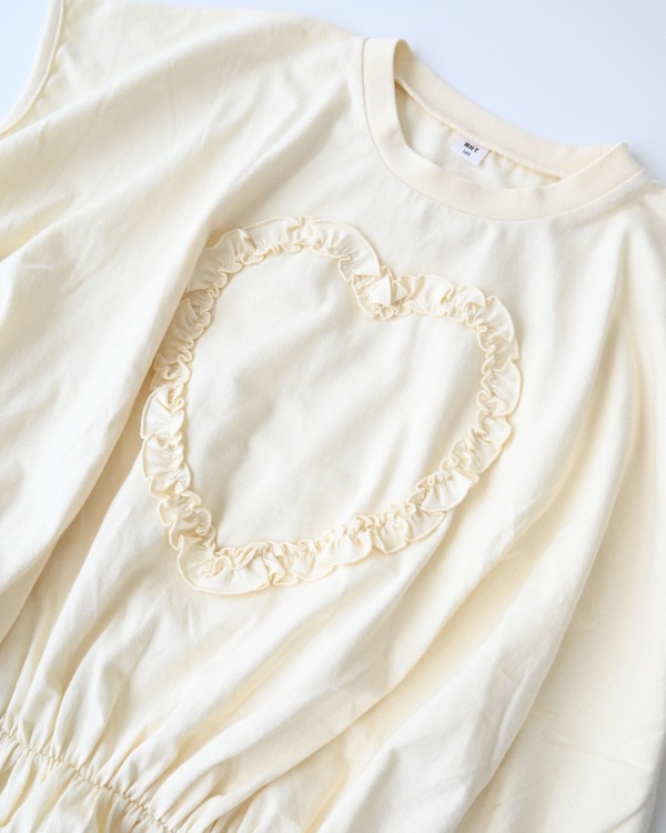 【26PS】ハートバルーンＴシャツ / アイボリー