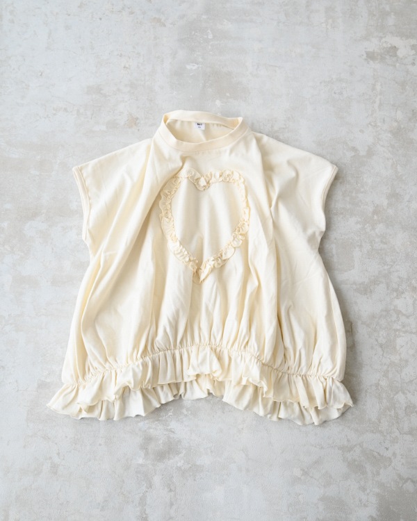 【26PS】ハートバルーンＴシャツ / アイボリー