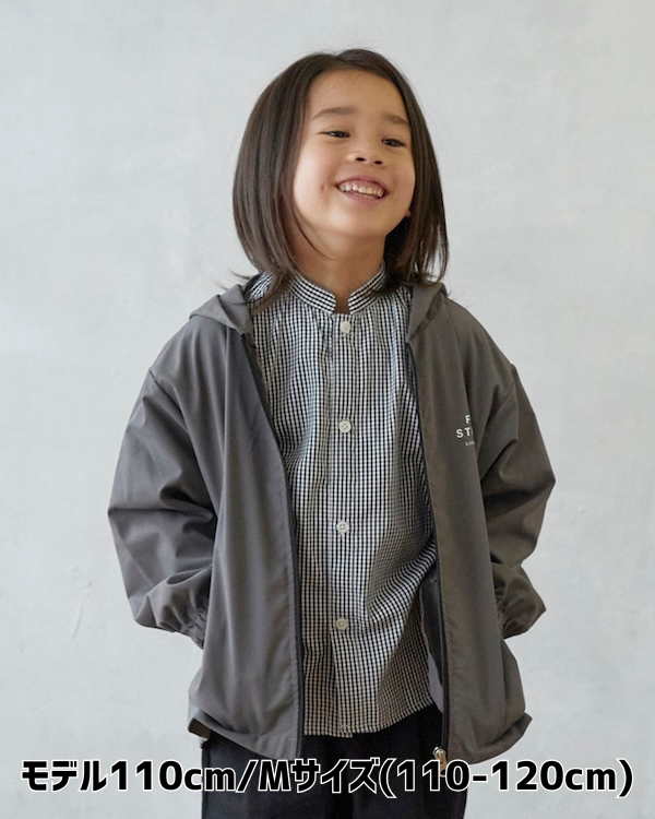 【26PS】フードジャケット / チャコールグレー