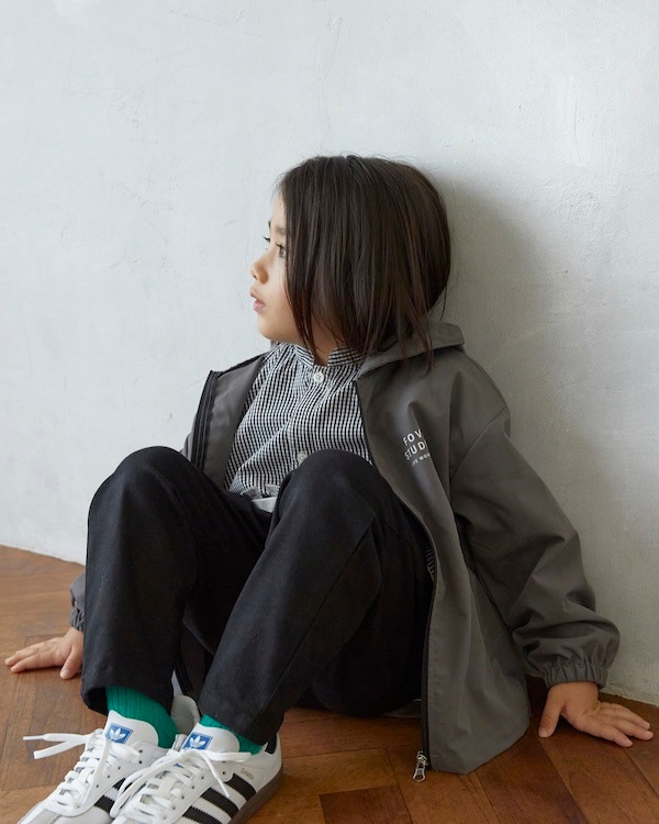 【26PS】フードジャケット / チャコールグレー