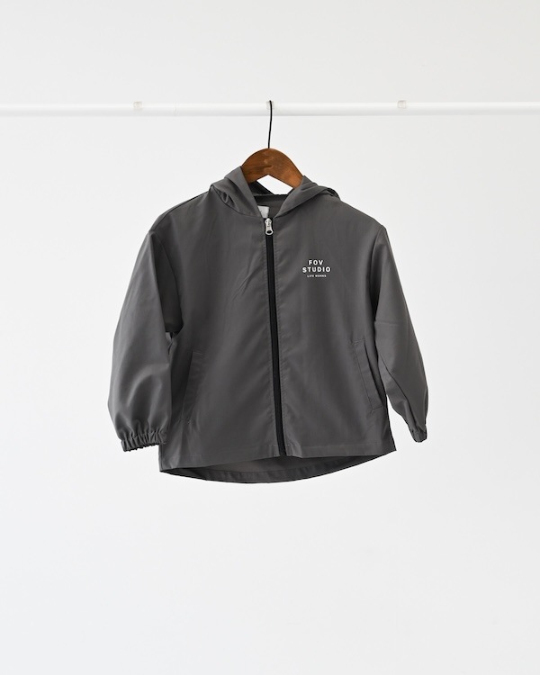 【26PS】フードジャケット / チャコールグレー