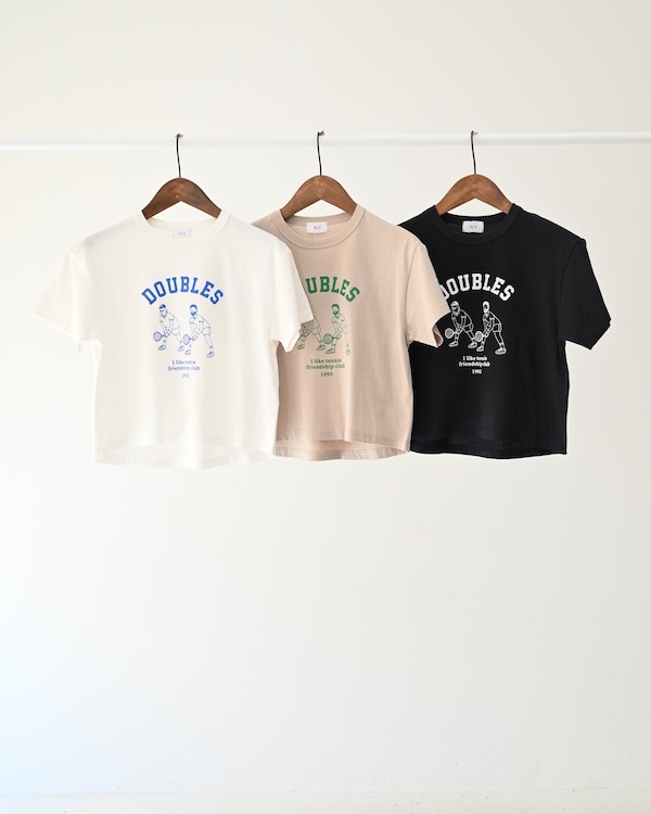 【フォブ】DOUBLES Tシャツ / ホワイト  