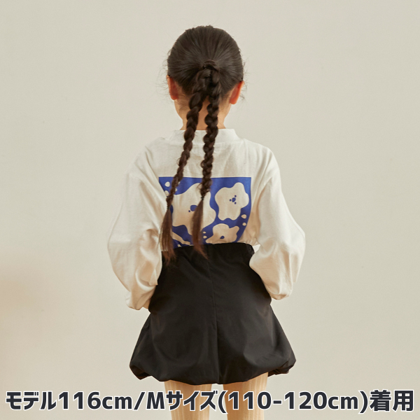【25FW】FLOWERS L/S Tシャツ / ホワイト