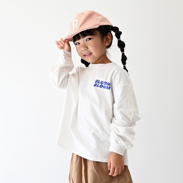 【25FW】FLOWERS L/S Tシャツ / ホワイト