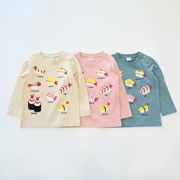 【25FW】えび祭り ロングＴシャツ / ピンク