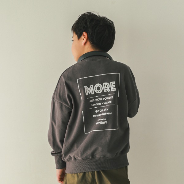 【25FW】WONDER トレーナー / チャコールグレー