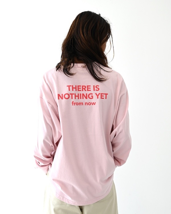【ジェネレーター】NOTHING L/S Tシャツ / ピンク