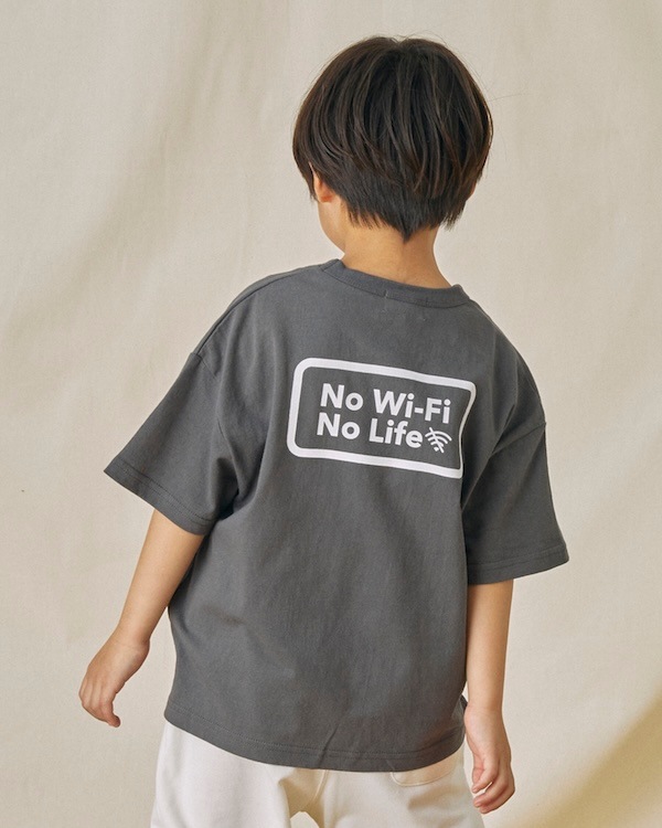 【フォブ】Wi-Fi Tシャツ / チャコールグレー
