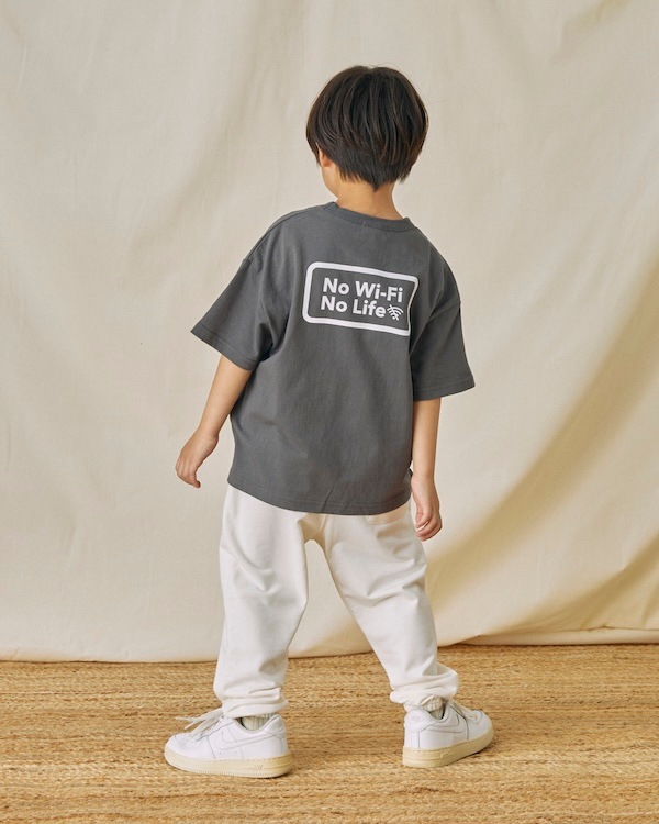 【フォブ】Wi-Fi Tシャツ / チャコールグレー