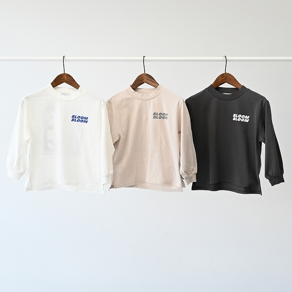 【25FW】FLOWERS L/S Tシャツ / サンド