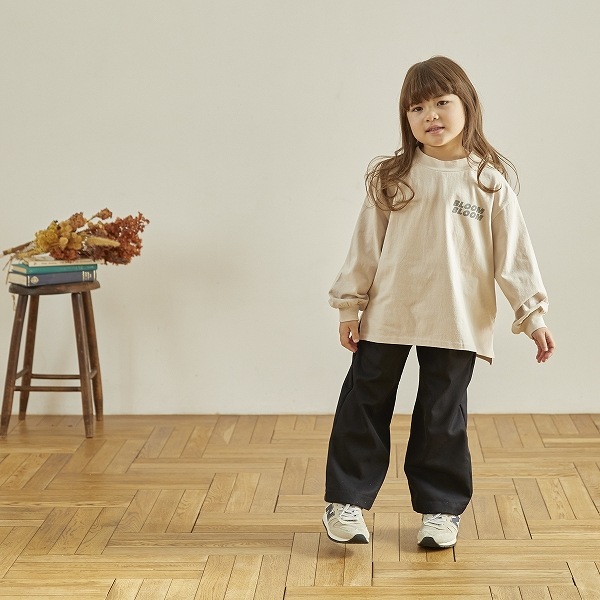 【25FW】FLOWERS L/S Tシャツ / サンド