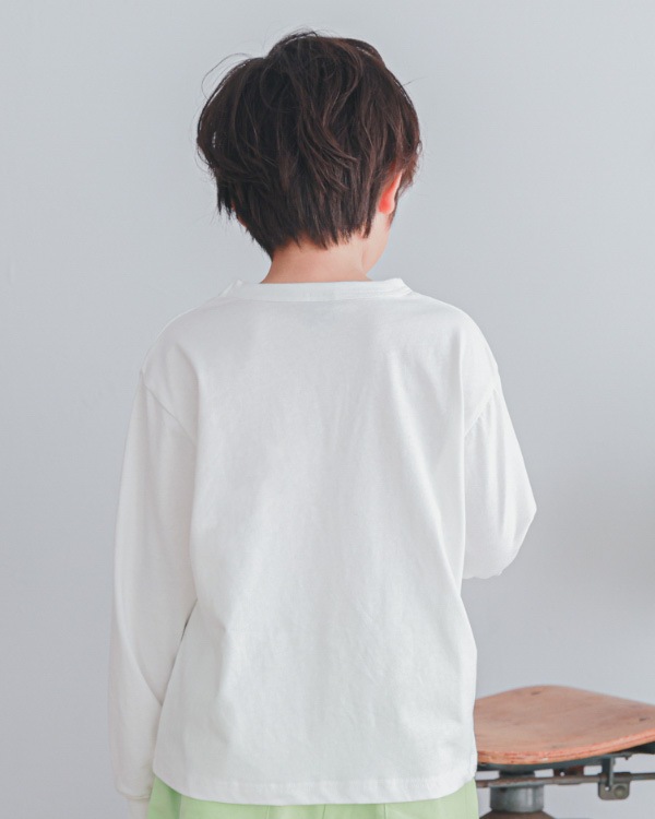 【ゼロスタンダード】ENJOYロングTシャツ / オフホワイト