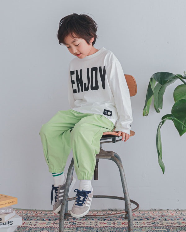 【ゼロスタンダード】ENJOYロングTシャツ / オフホワイト