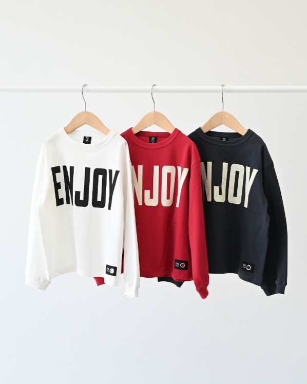 【ゼロスタンダード】ENJOYロングTシャツ / オフホワイト