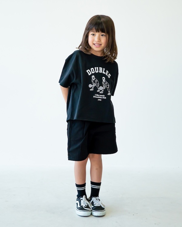 【フォブ】DOUBLES Tシャツ / ブラック  
