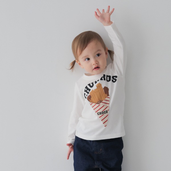 【25FW】チュロス ロングＴシャツ / オフホワイト