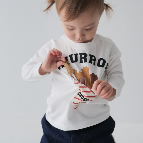 【25FW】チュロス ロングＴシャツ / オフホワイト