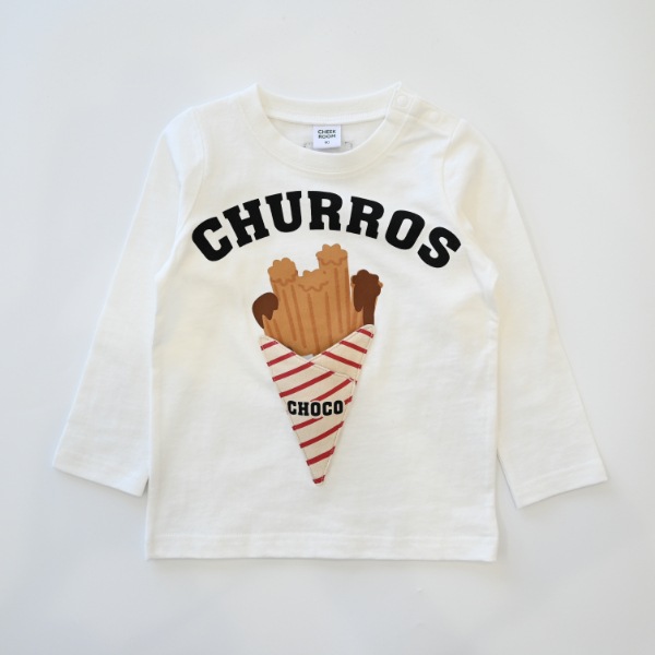 【25FW】チュロス ロングＴシャツ / オフホワイト