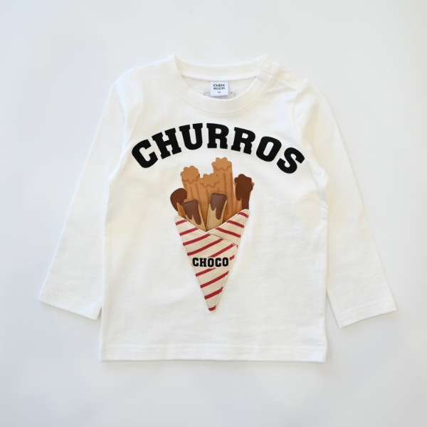 【25FW】チュロス ロングＴシャツ / オフホワイト