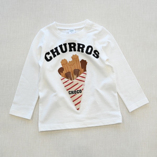 【25FW】チュロス ロングＴシャツ / オフホワイト