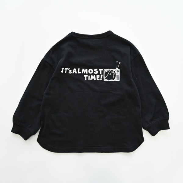 【25FW】おばけポケット ロングＴシャツ / ブラック