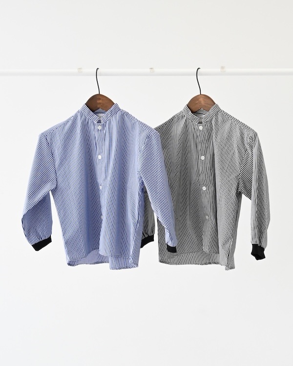 【フォブ】ギンガムチェックシャツ / ブルー