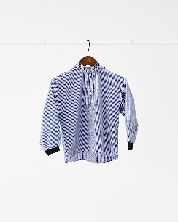 【フォブ】ギンガムチェックシャツ / ブルー
