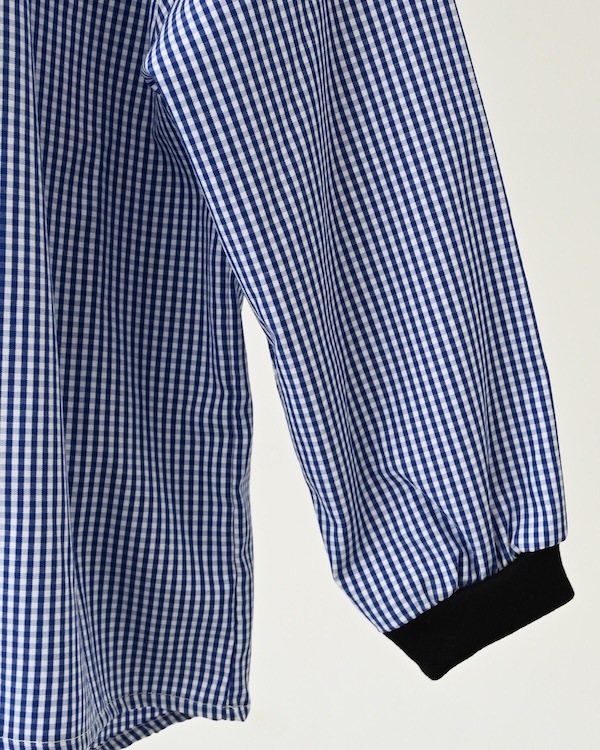 【フォブ】ギンガムチェックシャツ / ブルー
