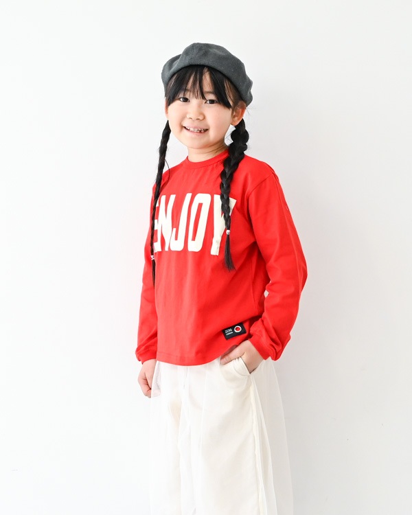 【ゼロスタンダード】ENJOYロングTシャツ / レッド