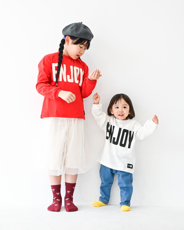 【ゼロスタンダード】ENJOYロングTシャツ / レッド