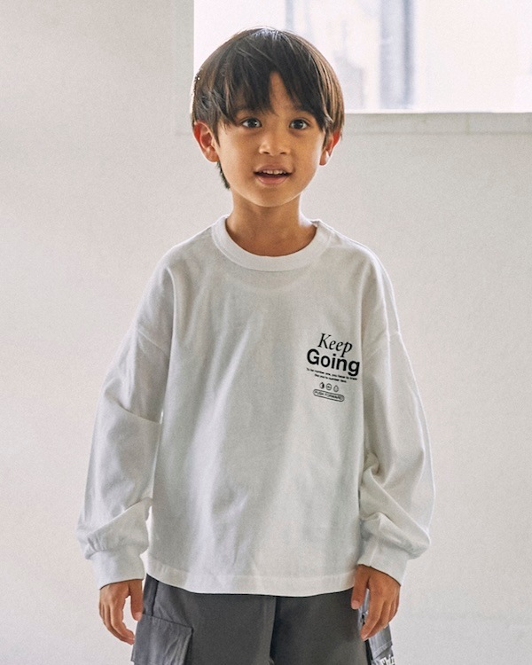 【ジェネレーター】Keep Going L/S Tシャツ / ホワイト