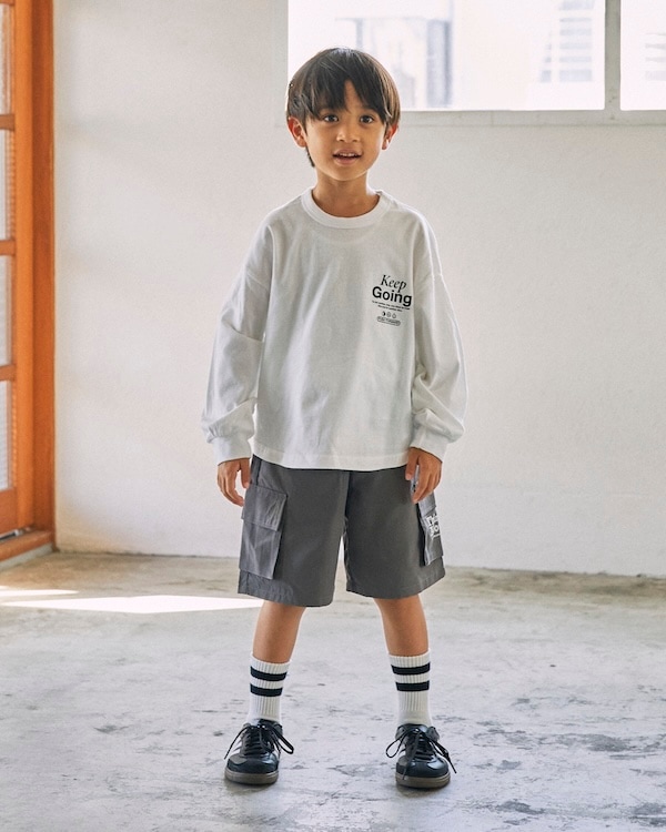 【ジェネレーター】Keep Going L/S Tシャツ / ホワイト