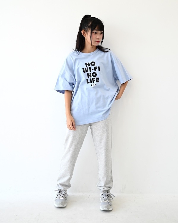 【フォブ】Wi-Fi Tシャツ / サックス
