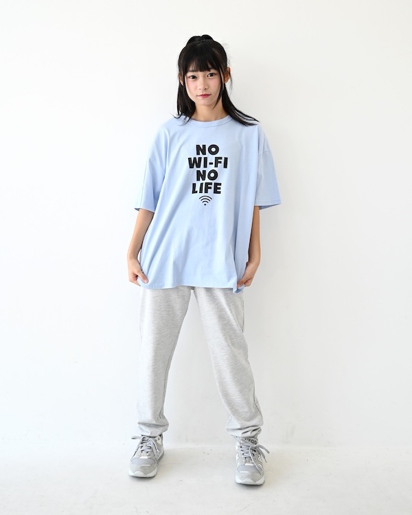 【フォブ】Wi-Fi Tシャツ / サックス