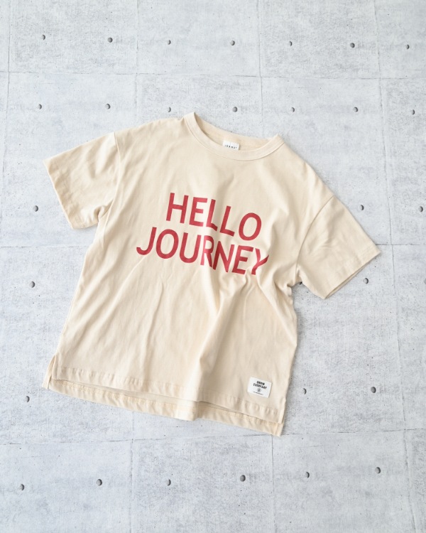 【ジーンズベー】HELLO JOURNEY Tシャツ / アイボリー