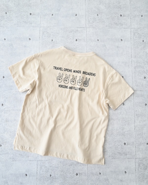 【ジーンズベー】HELLO JOURNEY Tシャツ / アイボリー