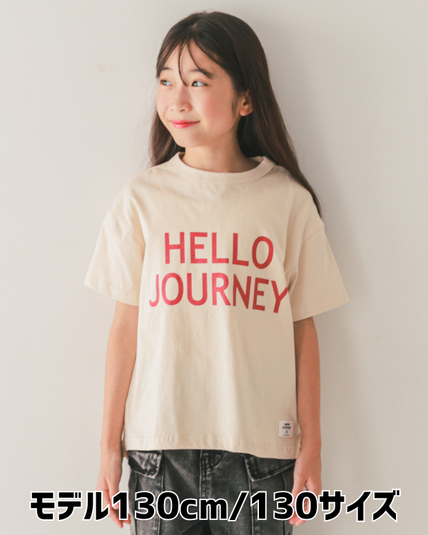 【ジーンズベー】HELLO JOURNEY Tシャツ / アイボリー
