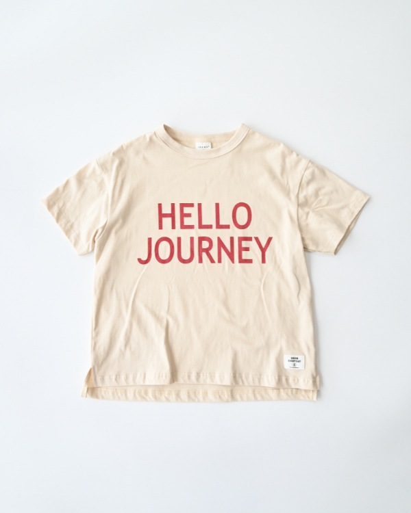 【ジーンズベー】HELLO JOURNEY Tシャツ / アイボリー