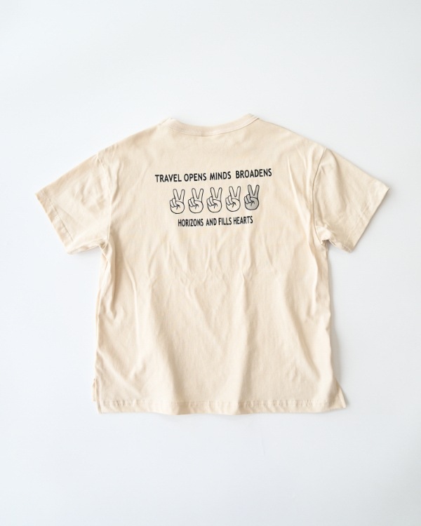 【ジーンズベー】HELLO JOURNEY Tシャツ / アイボリー