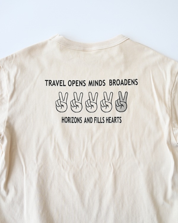 【ジーンズベー】HELLO JOURNEY Tシャツ / アイボリー