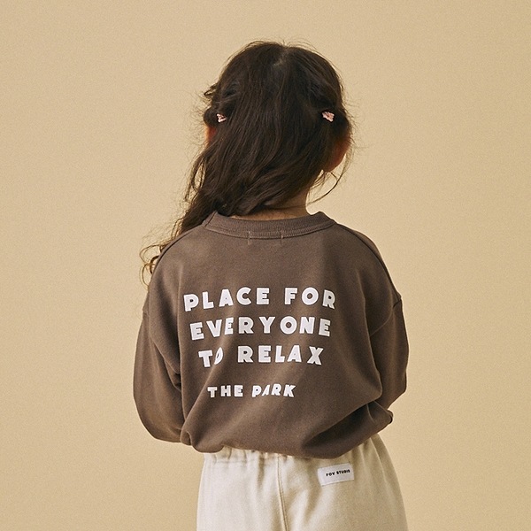 【25FW】PARK トレーナー / アッシュブラウン