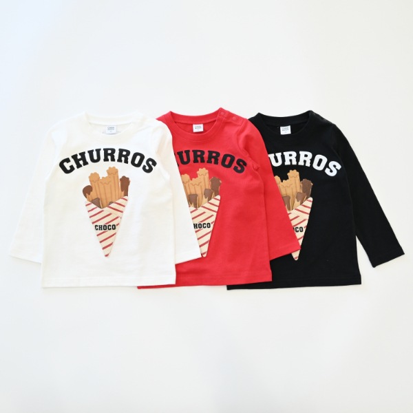 【25FW】チュロス ロングＴシャツ / レッド