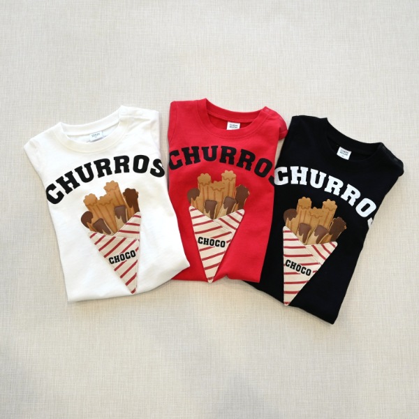 【25FW】チュロス ロングＴシャツ / レッド