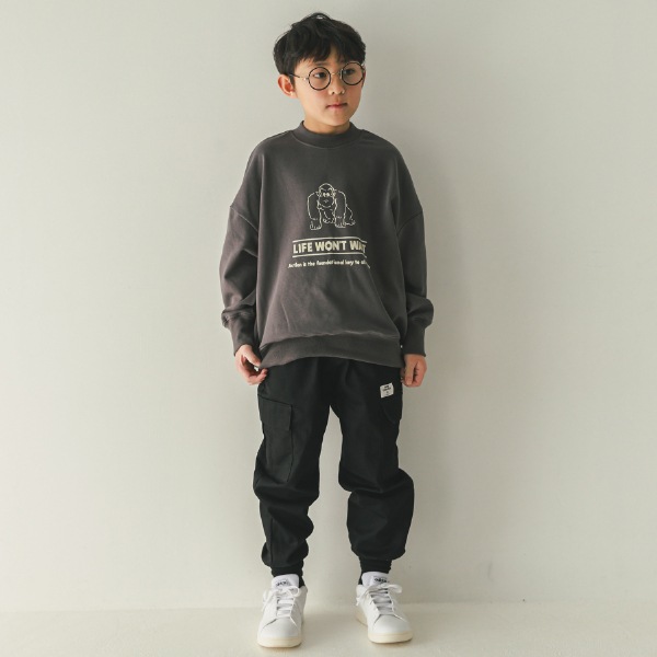 【25FW】GORILLA トレーナー / チャコールグレー