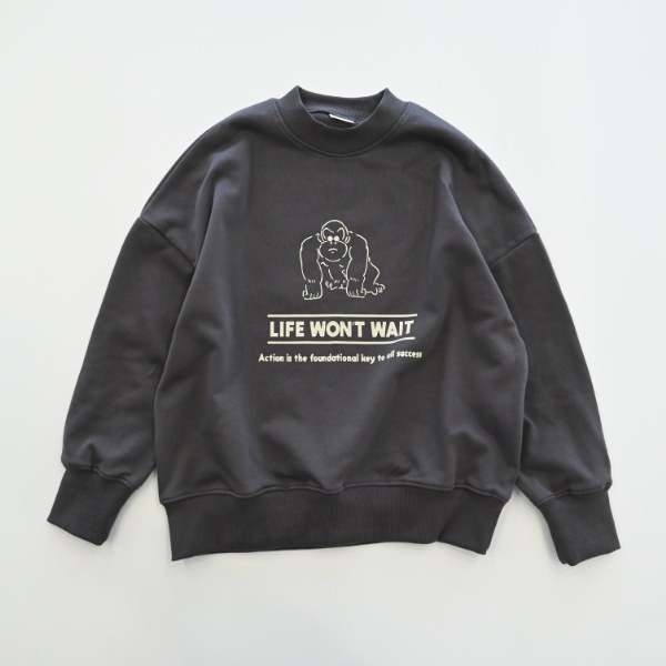 【25FW】GORILLA トレーナー / チャコールグレー