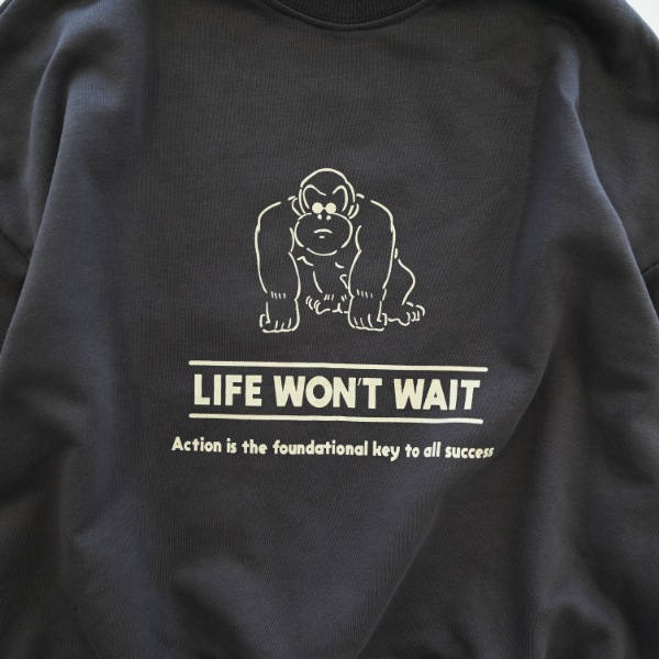 【25FW】GORILLA トレーナー / チャコールグレー