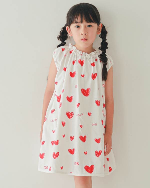 【26SS】ハート ワンピース / オフホワイト