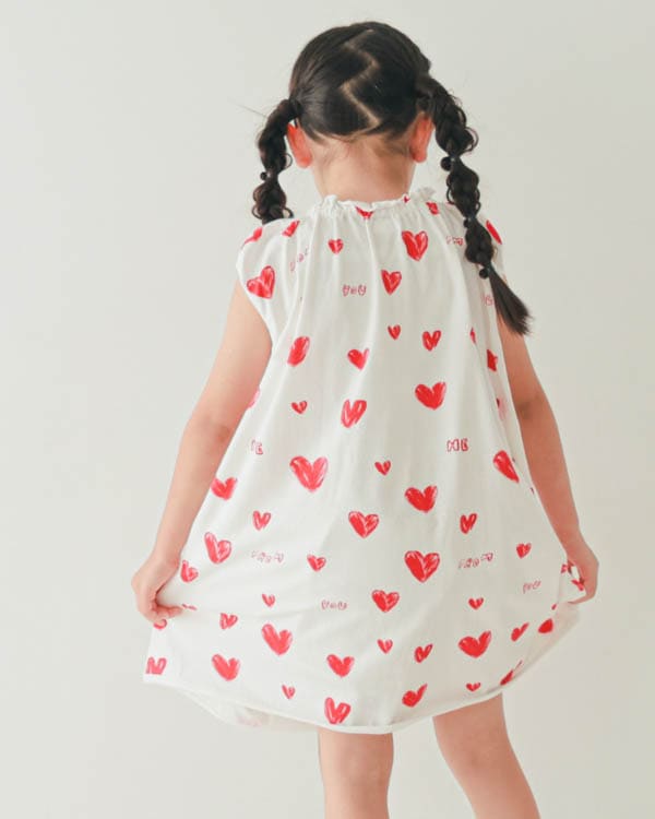 【26SS】ハート ワンピース / オフホワイト