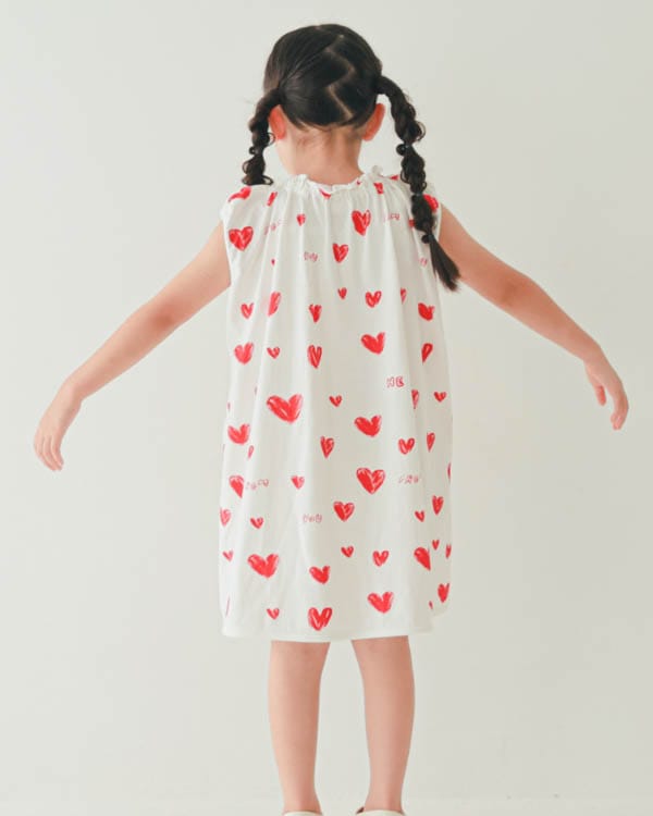 【26SS】ハート ワンピース / オフホワイト