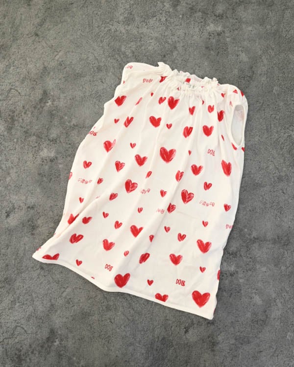 【26SS】ハート ワンピース / オフホワイト